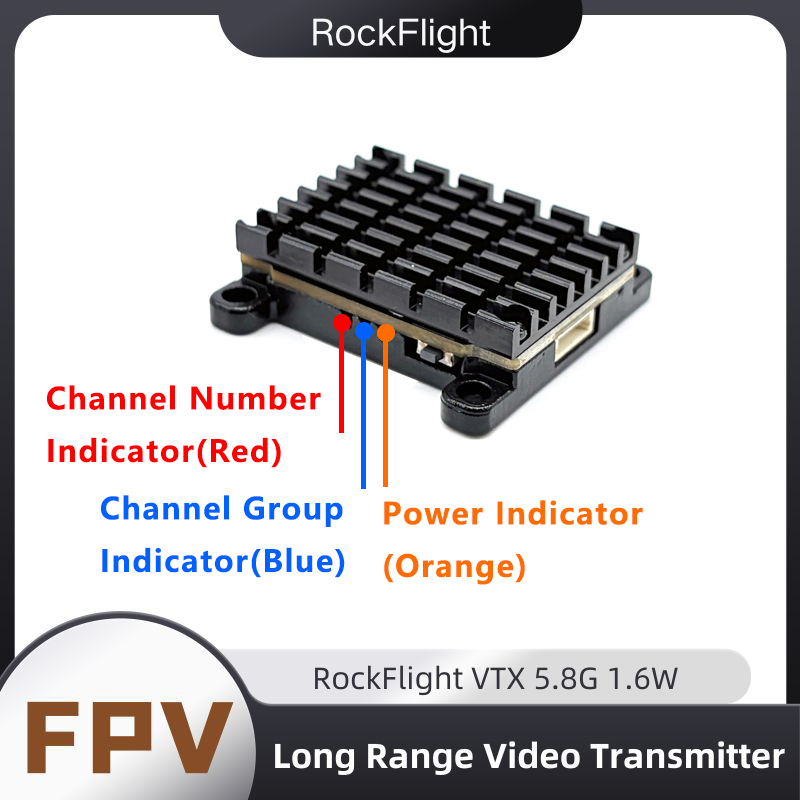 RockFlight TX663 VTX 5.8G 48CH - Drone Racing Frame บทวิจารณ์และราคา